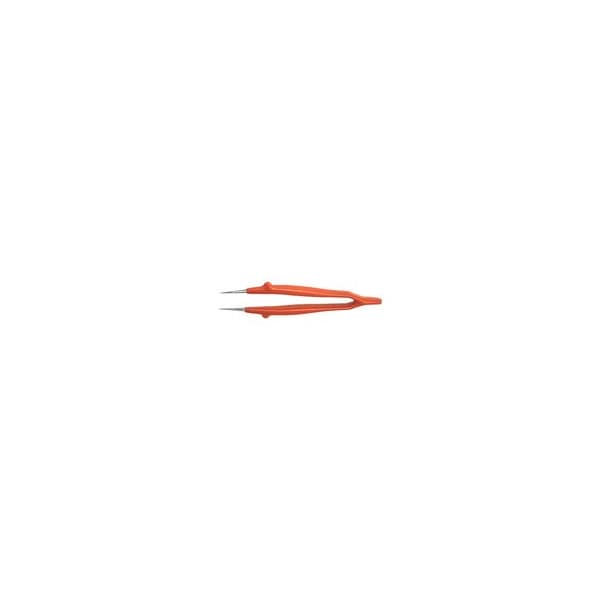 Tweezers Form AA straight- insulated- Material: AM